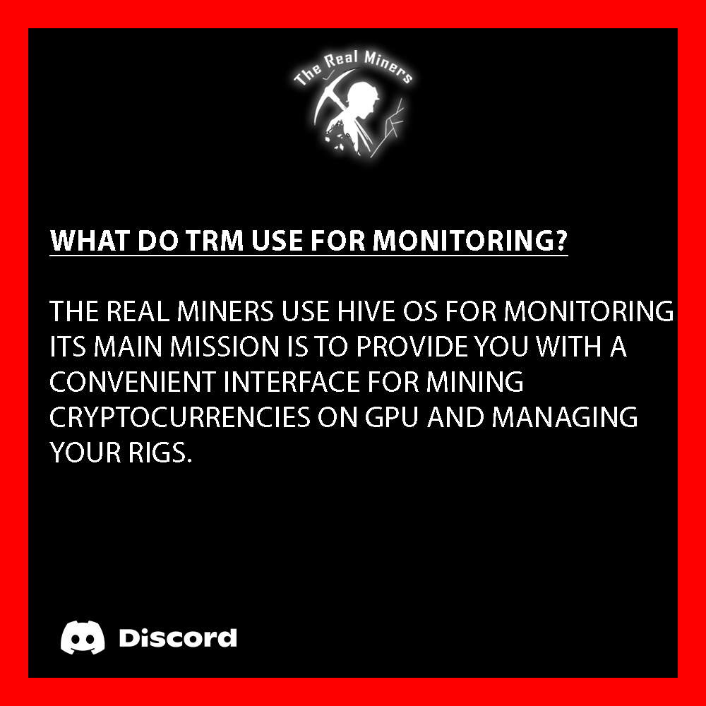 ⛏️What we use for Monitoring 📊

➡️linktr.ee/therealminersN…

#therealminers #NftNews <a href="/hiveonofficial/">Hiveon</a>  #cryptomining #cryptominer