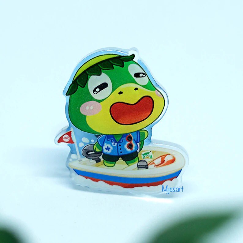 mjesart's tweet photo. Hope you have a great weekend! So sorry for not being so active in twitter. 🙏 I've been quite busy with my Etsy. So here is one of the item that I've just release, acrylic pin featuring the adorable Kapp'n. He is available on my Etsy shop. 
Retweet’s are appreciated ❤️ #acnh https://t.co/NrIxZUP8t1