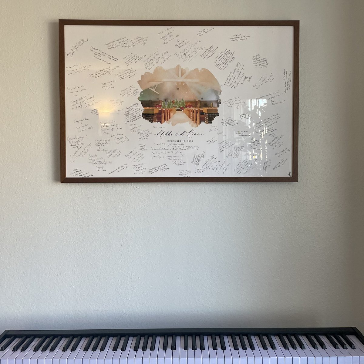 Supronnie's tweet photo. Finally hung up this heartfelt reminder from our friends and family ❤️ https://t.co/DyOvDGI1WY