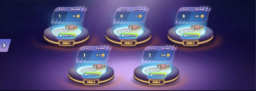 Coinracer's tweet photo. 🏁 ChipRace game mode launches today! 🏁

Who’s ready!? 🥳 🚗🚙🏎🚕

🏆 https://t.co/gGKytF3N1s

#P2E #NFT #GamingCommunity #Cryptogaming https://t.co/W9f2W1k8jJ