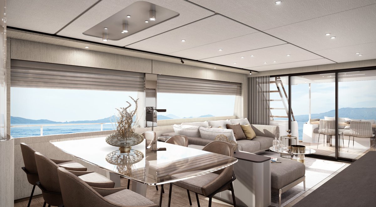 OCEANWAY1's tweet photo. BEST INTERIOR DESIGN MOTOR YACHT FROM 60' TO 80': @FerrettiGroup 780 https://t.co/KUMF2mFs8v