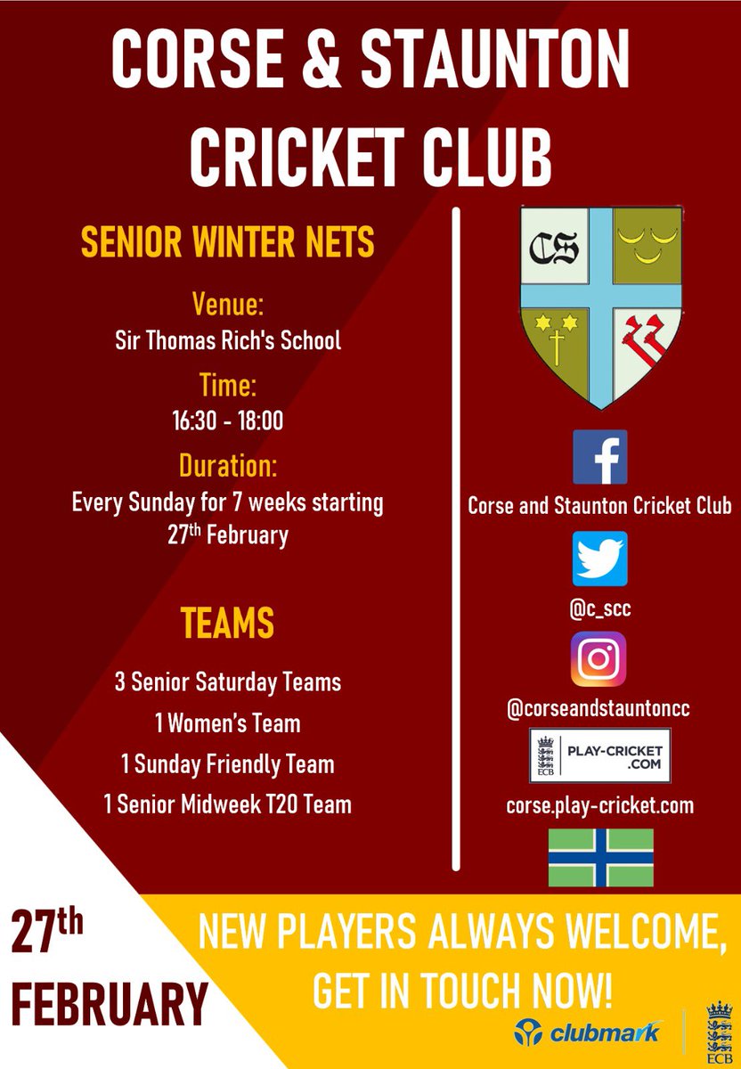 Corse & Staunton CC tweet media
