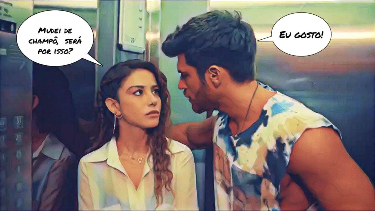 Ezgi: Mudei de champô, será por isso?
Özgür: Eu gosto!

#CanYaman
#ÖzgeGürel 
#BayYanlış 
#EzGür