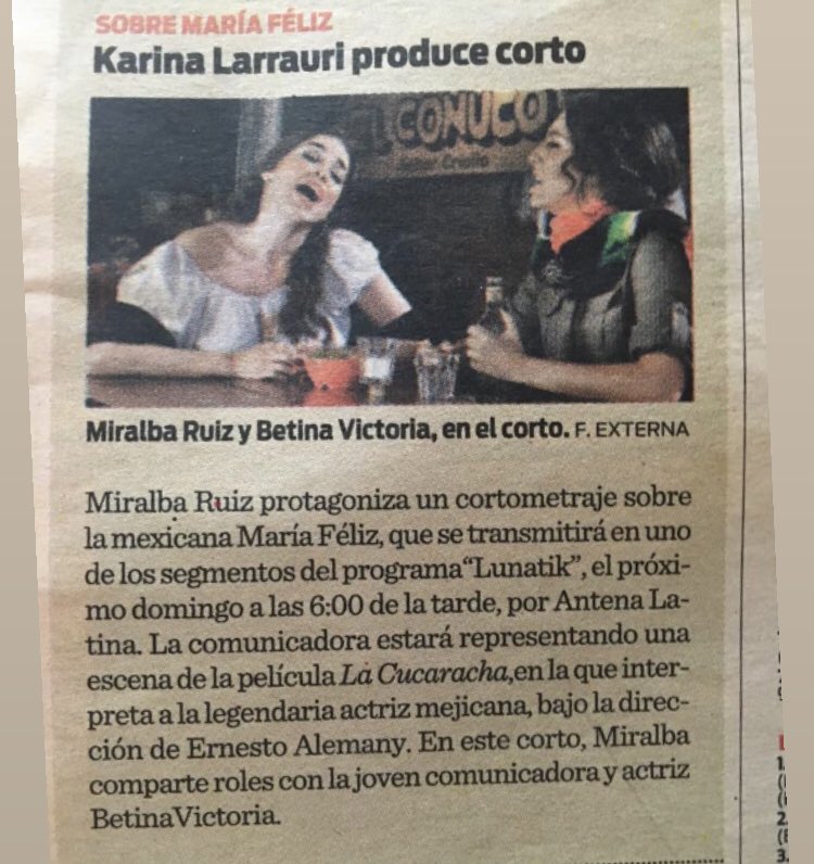Eso estuvo genial <a href="/Miralba/">Miralba Ruiz</a> <a href="/BettinaVictoria/">Bettina victoria</a> <a href="/KarinaLarrauri/">Karina Larrauri</a> <a href="/ernestoalemany/">Ernesto Alemany</a> 😁#Tbt