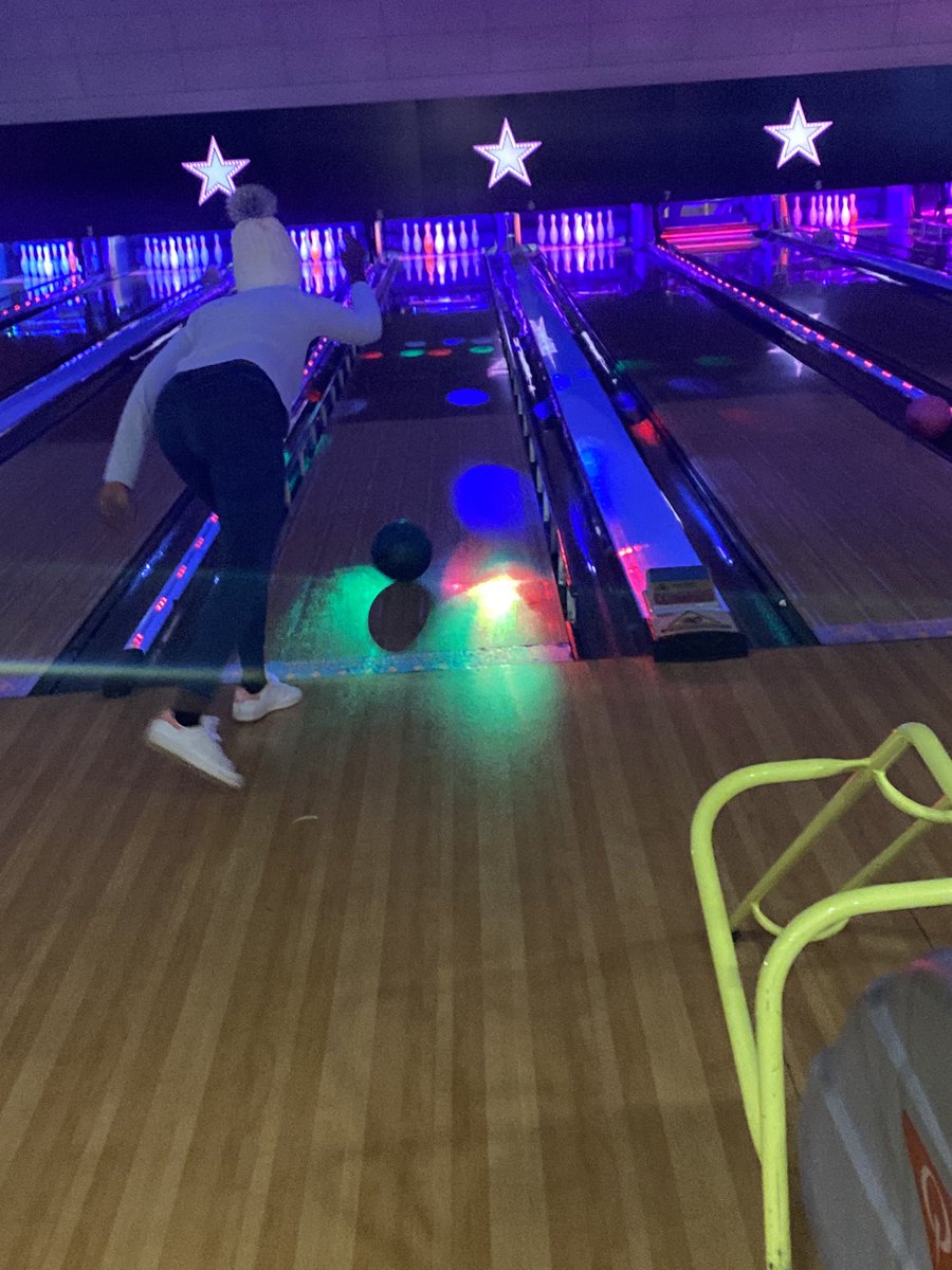 JamiePicklesSTR's tweet photo. We had a great time bowling today. I gave it the big talk but the Ladies whooped me. @GMMH_NHS #GriffinWard https://t.co/RDQzlA0sCd