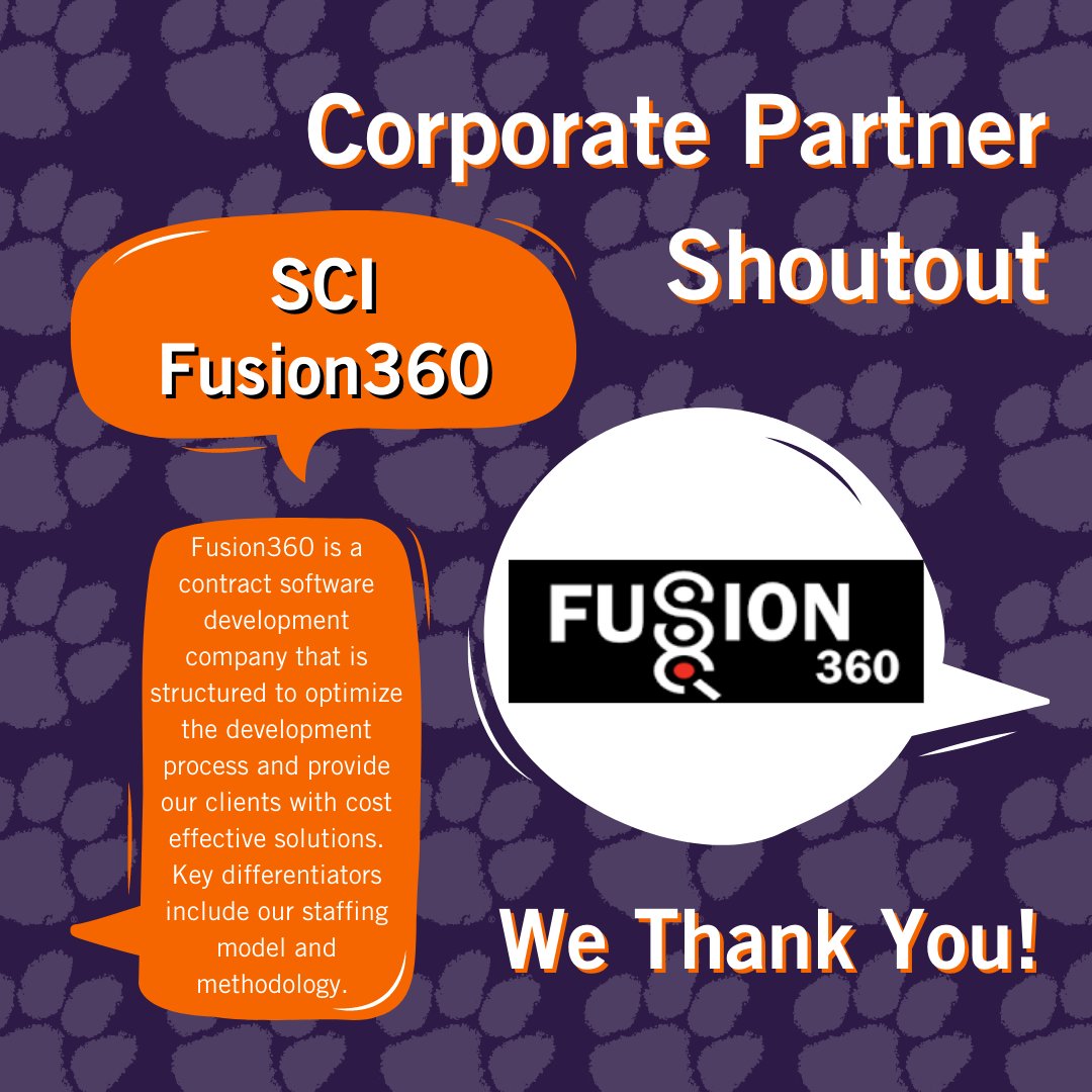 Corporate partner shoutout - SCI Fusion360

Fusion360 is a contract software development company that is structured to optimize the development process and provide our clients with cost effective solutions. Key differentiators include our staffing model and methodology.