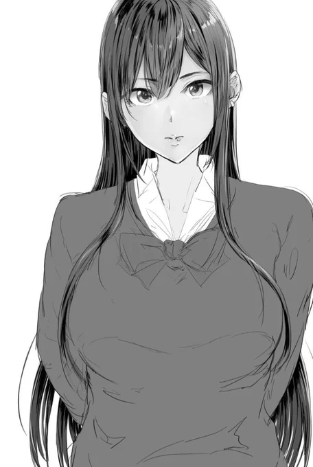 三番目と四番目を基本採用します。ただ服装アクセサリー等はこれから調整。1枚目の塗りはダメやね 
