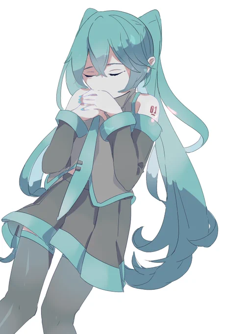 初音ミクさん😴 