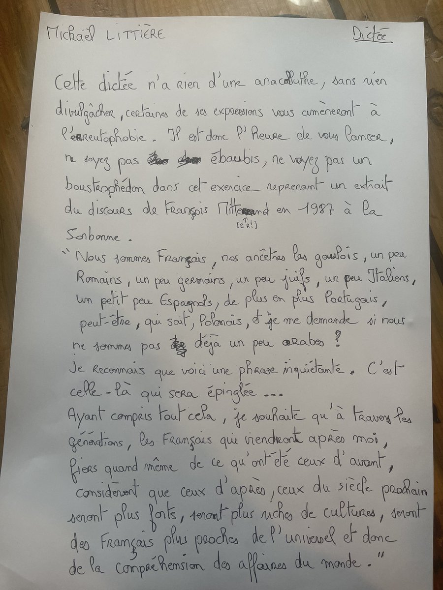 #dictéedesélus #dictéegéante Dictée transpartisane des élus avec plusieurs élus Conflanais, en présence de <a href="/1ElisaMoreno/">Élisabeth Moreno</a> - je ne garantis pas le « zéro faute » 😅😂