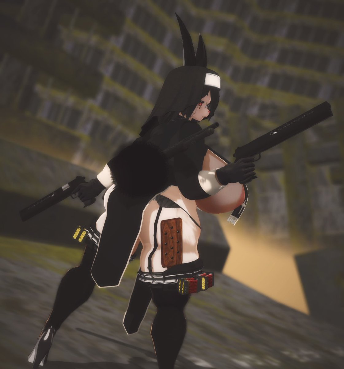 Mookmook732's tweet photo. 🔫🐰🔫
#CM3D2 
#カスタムメイド3D2 https://t.co/4R87Usqe9R