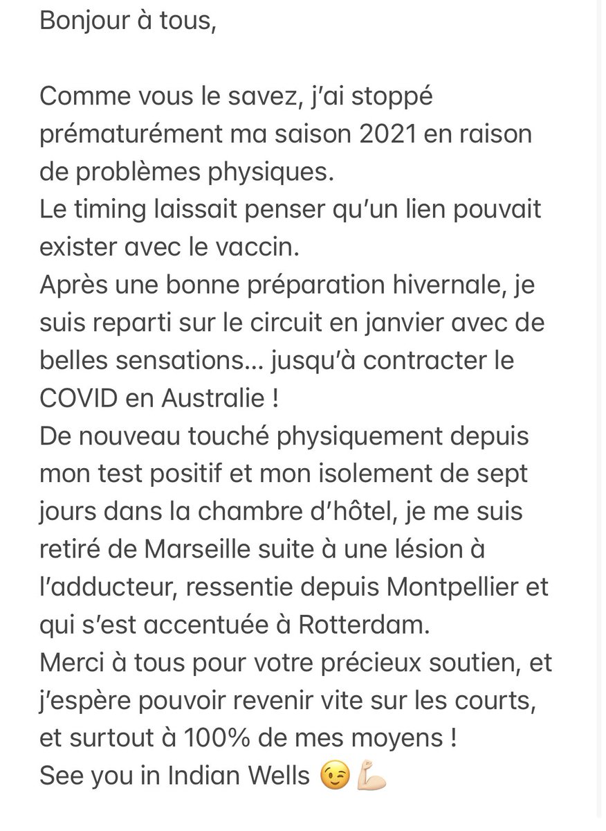 Ugo Humbert (@humbertugo) on Twitter photo 