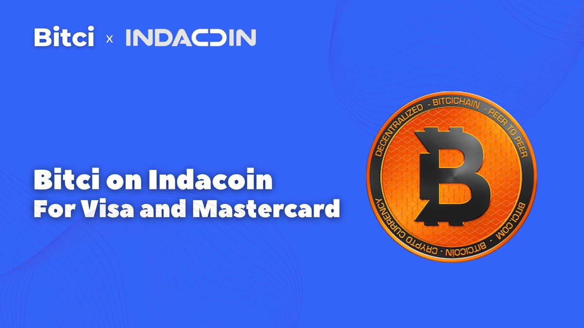 🚀 $BITCI <a href="/Bitcicom/">bitcicom</a> is available on <a href="/Indacoin/">Indacoin</a> for Visa and Mastercard.

🚀 #Bitci is Turkey's first and only Cryptocurrency with its own blockchain network.

🔽INFO
indacoin.io/buy-bitcicoin-…
#N1L #NewsLead