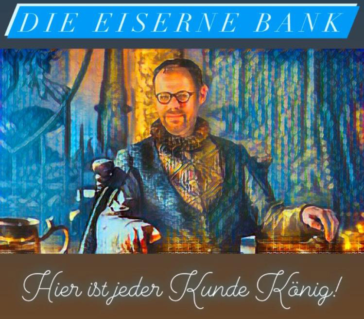 Steinwallen's tweet photo. Gleich startet das Finale von #ck3 #GameofCourts. Die Eiserne Bank von Anjou hat die Arbeit aufgenommen und finanziert die großartigen Pläne aller großartigen Herrscher. Krieg ist gut fürs Geschäft (außer er wird gegen die Bank geführt 😉). Ab 17.30 Uhr: https://t.co/GXH2MRbfiu https://t.co/s6LJXqKY2Z