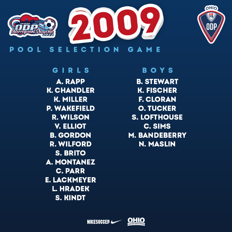 ohioodp's tweet photo. Congratulations to all the Ohio athletes suiting up for today's Pool Selection Games.

They'll play with and against athletes from the other states here in Memphis. #ODPMemphis #ODP