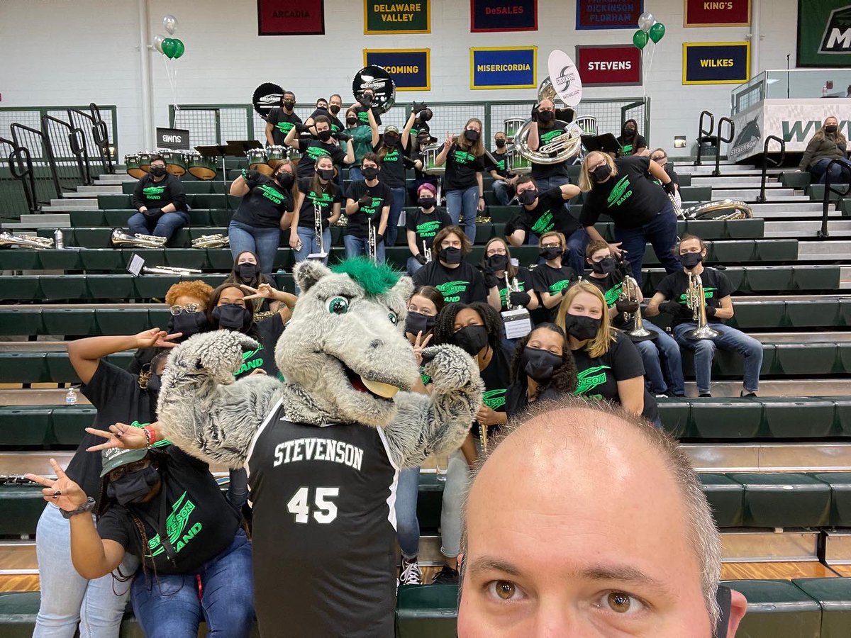 sumusicdept's tweet photo. The SU pep band had a great time at the basketball games yesterday! Congratulations to both the women’s and men’s team for their wins against Albright! https://t.co/jVQU0BtBiG