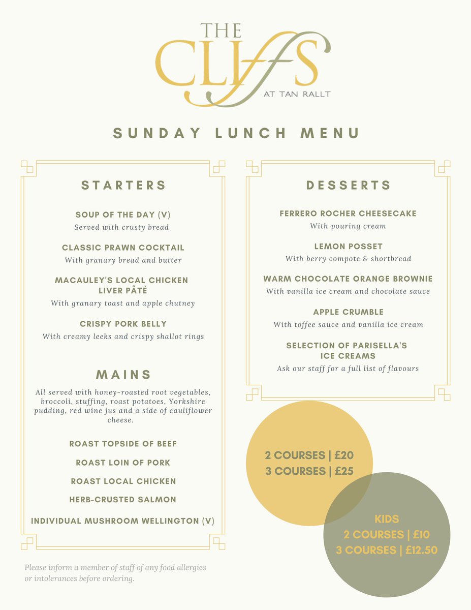 TheCliffs_'s tweet photo. We're excited to announce that we're getting ready to reopen our doors for the year in just one week's time! 🎉🍴

📆 We'll be back with our NEW Sunday Lunch menu on February 27th.

☎ To book your table call us on 01492 511633. Or pop us an email to thecliffs@tanrallt.co.uk. https://t.co/yKx9PmBe7f