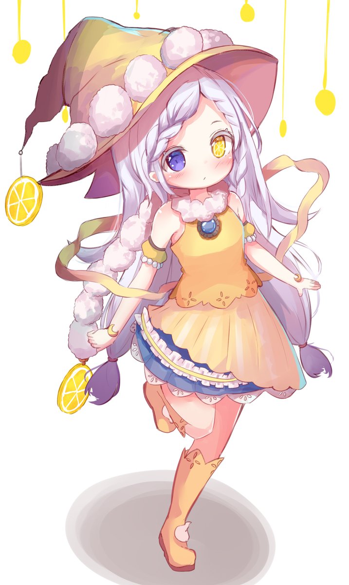 描かせていただいた子!!!!おしゃれ!🍋
#お菓子x魔女誰デザ 