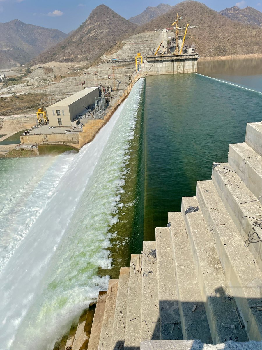 Sabi92409431's tweet photo. The Saddle dam of the GERD has been completed and there are no issues concerning downstream countries. #PMAbiyResponds #Ethiopia #PMOEthiopia MikeHammerUSA @Reuters @ChrisCoons @bpolitics @BBCAfrica @HouseForeign @CNNAfrica @AJEnglish @AsstSecStateAF https://t.co/pxZ2wbNxvD