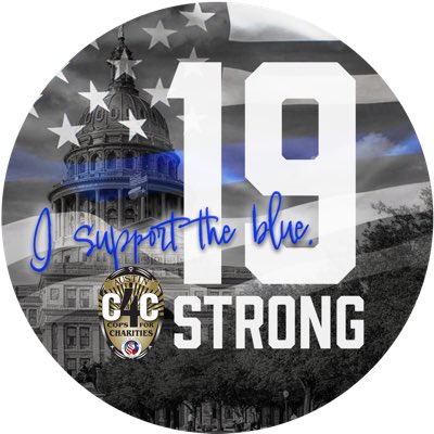 We stand with the brave men and women of the <a href="/Austin_Police/">Austin Police Department</a> Department and their families.
All fundraised proceeds will go to assist the well-being of our officers and their families. Please consider donating. Visit AustinC4C.com 💙❤️

#NewProfilePic #19Strong
