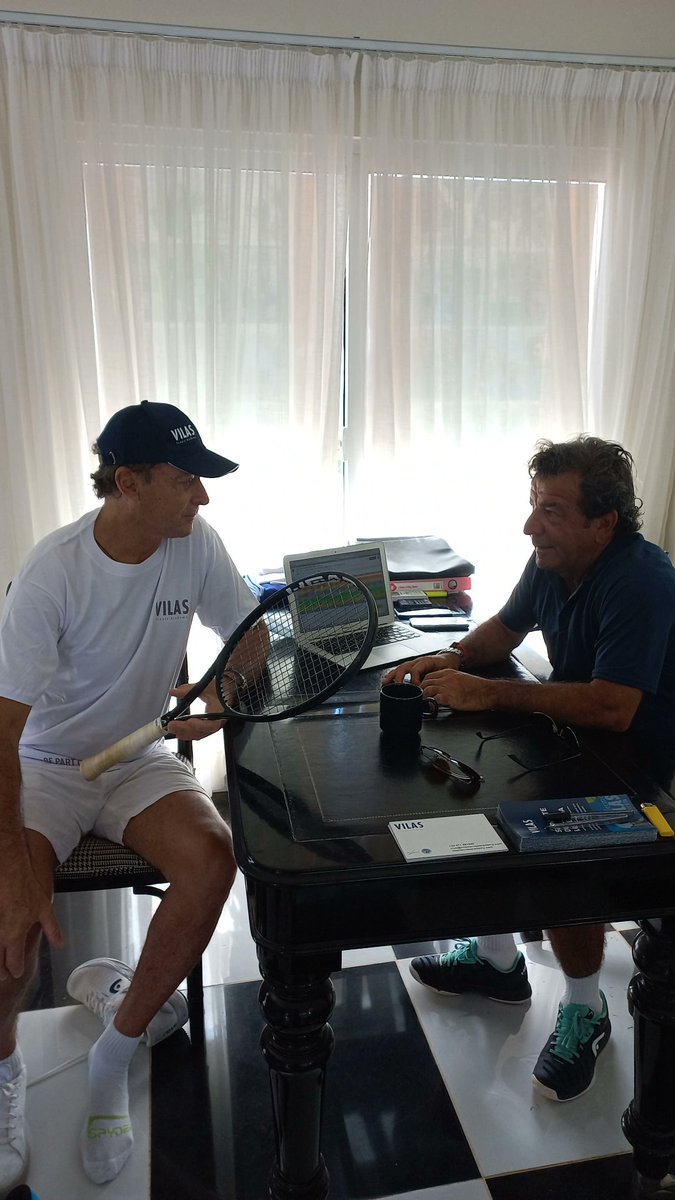 En Punta Cana 🇩🇴. En la academia de mi hermano Guillermo Vilas y del tanito Sergio Sabadello.