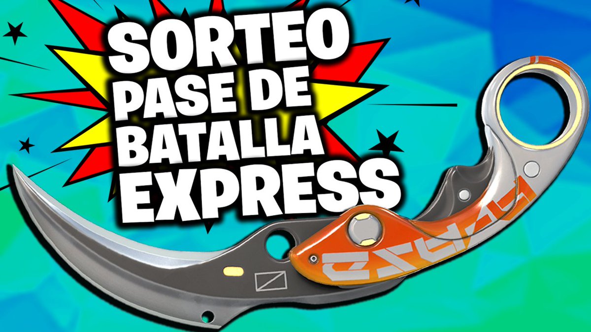 KembaGRV's tweet photo. Si quieres tener el Karambit de este pase pero no tienes dinero, AQUI OS TRAIGO SORTEO💥

¡Pase de Batalla EXPRESS de @VALORANTes !

 REQUISITOS:
- Seguirme en Twitter
- Seguirme en Instagram: https://t.co/gIjJxfEAOI
- RT a este tweet ❤

Tenéis hasta el 27 de Febrero, suerte! 🔥 https://t.co/sDSQwXmqin