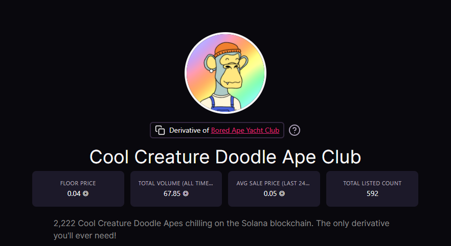 ccdaclub's tweet image. 67 sol traded in under 24 hours for a free mint? Very impressed with the CCDAClub! 🥰

#Solana #SolanaNFTs