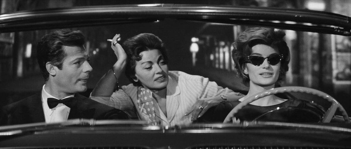 Cryptanics's tweet photo. “Sometimes at night the darkness and silence weigh upon me.”

La Dolce Vita | 1960 https://t.co/1xGVSaeewh