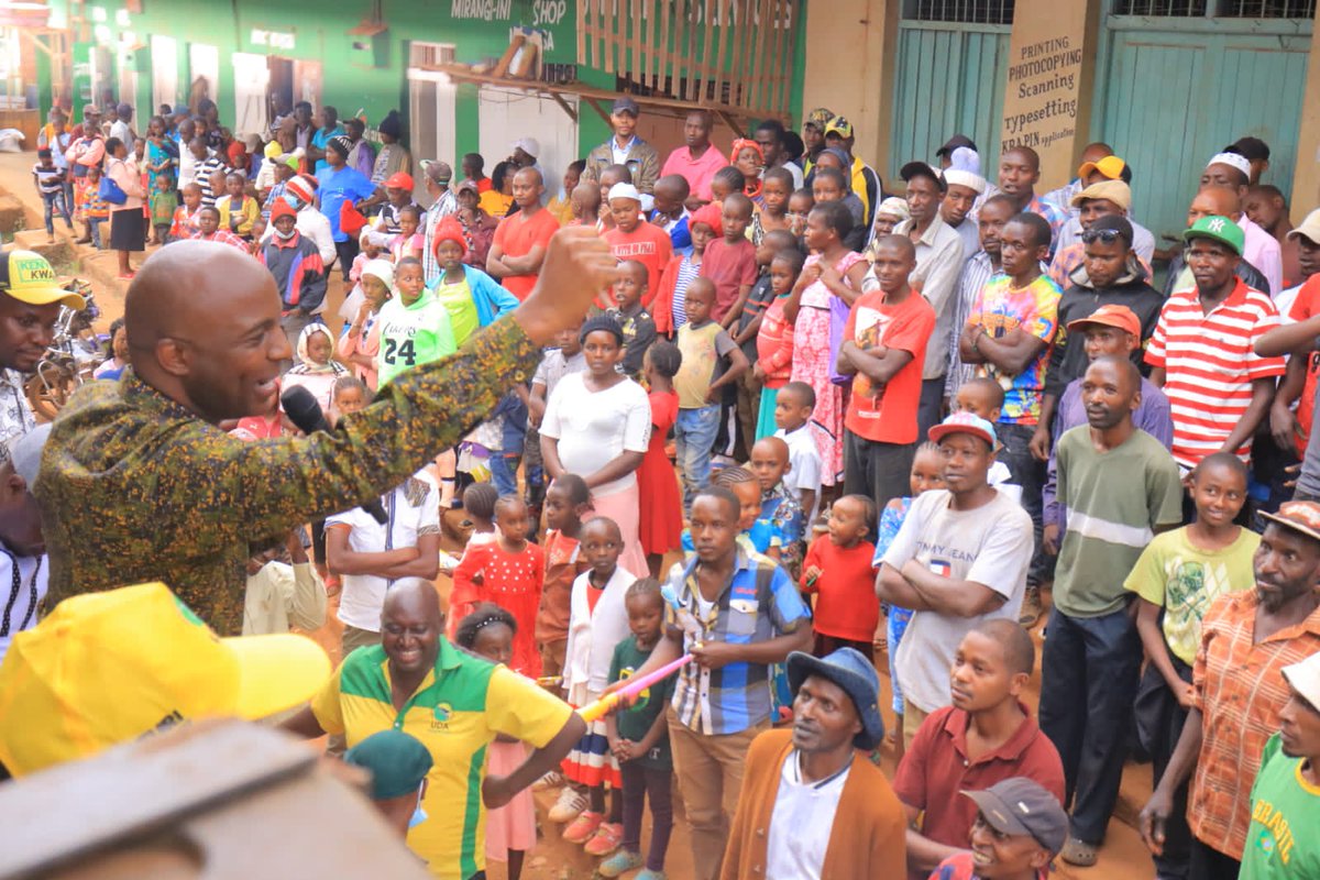 HonKangata's tweet photo. Today toured Gaturi Ward Kiharu selling UDA Murang'a County agenda of healthcare ,Minimum Guaranteed Return for agricultural products and Ward Development Fund. Thanks for your massive support https://t.co/Sr1A1YEsSw
