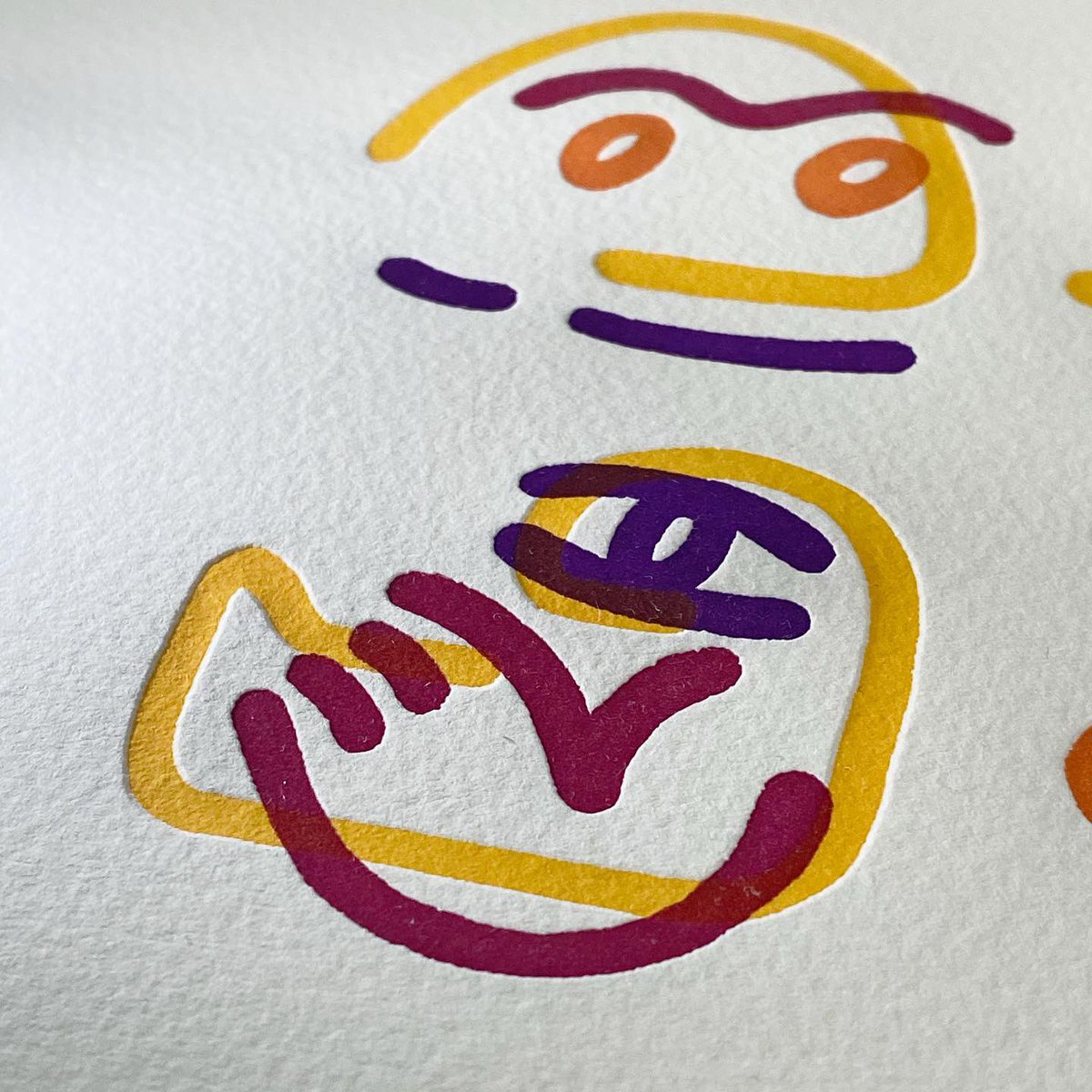 EfdotStudio's tweet photo. holy gm! “HI3R0GLYPHS 2” sold out overnight last night!! 🤯

Thanks to everyone who picked one up on @blockparty. 

Sending out the physical prints this week, can’t wait to see them in their new homes :) https://t.co/coUcntlvS9