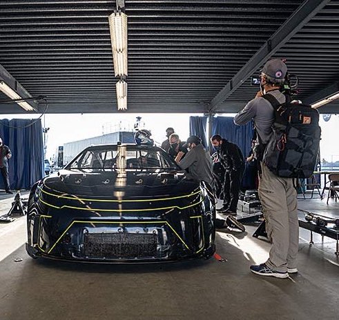 sportsvideo's tweet photo. The @NASCAR Next Gen stock car hits the track today. 

What does that mean for the iconic sound of the #Daytona500?

A1 Kevin McCloskey: “The car is definitely throatier and deeper sounding. It’s a huge difference.”

MORE: https://t.co/cbSSGu7JxP… https://t.co/NMbZEpoj9D