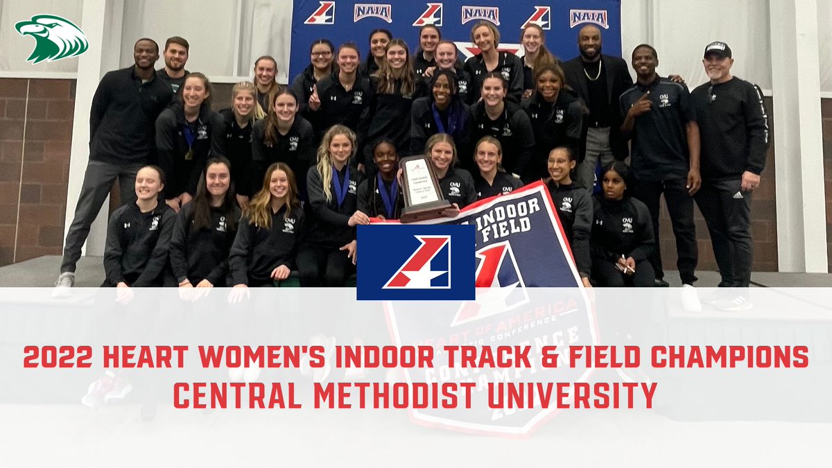 TheHeartConf's tweet photo. WOMEN'S INDOOR TRACK, @cmueagles captured its first Heart Women's Indoor Track &amp; Field Championship in program history on Saturday!

https://t.co/EgzCyUwXft https://t.co/apJnKgCiV5