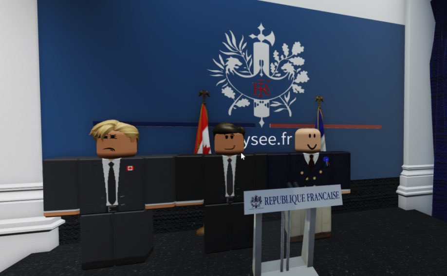Confederate_CAN's tweet photo. Yesterday the Governor General of Canada and Minister of Foreign Affairs met with the President of France in Paris. Many topics were discussed, including the invitation of the French Republic to NATO. Canada is thankful for their hospitality and look forward to future relations. https://t.co/0BTNK4llvV