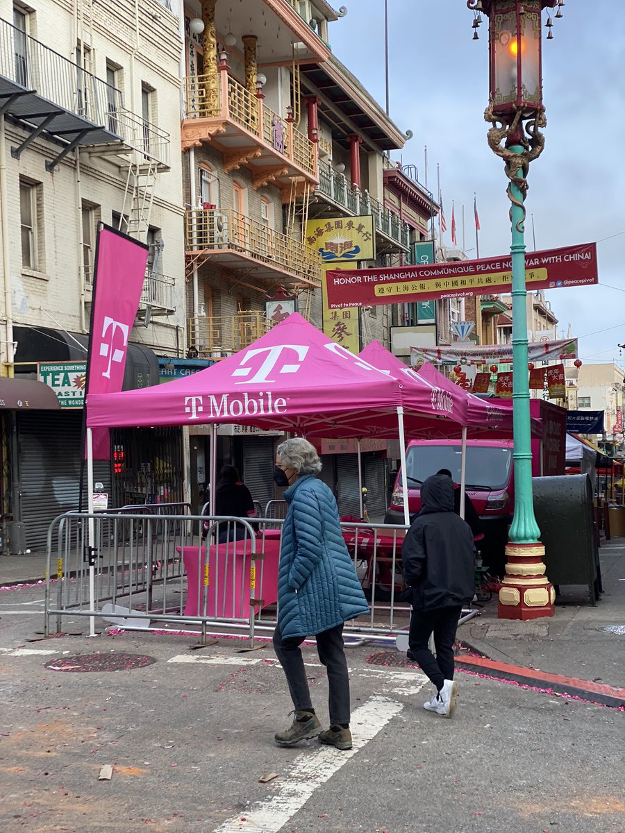 Good morning everyone!! If you are in the Bay Area, please visit Chinatown and come by and say hi at our Booth!! #LunarNewYear2022 #TMobile @TJMartinez1000 @AdrianVanHooser @TracyNolan_ @JonFreier @MikeSievert