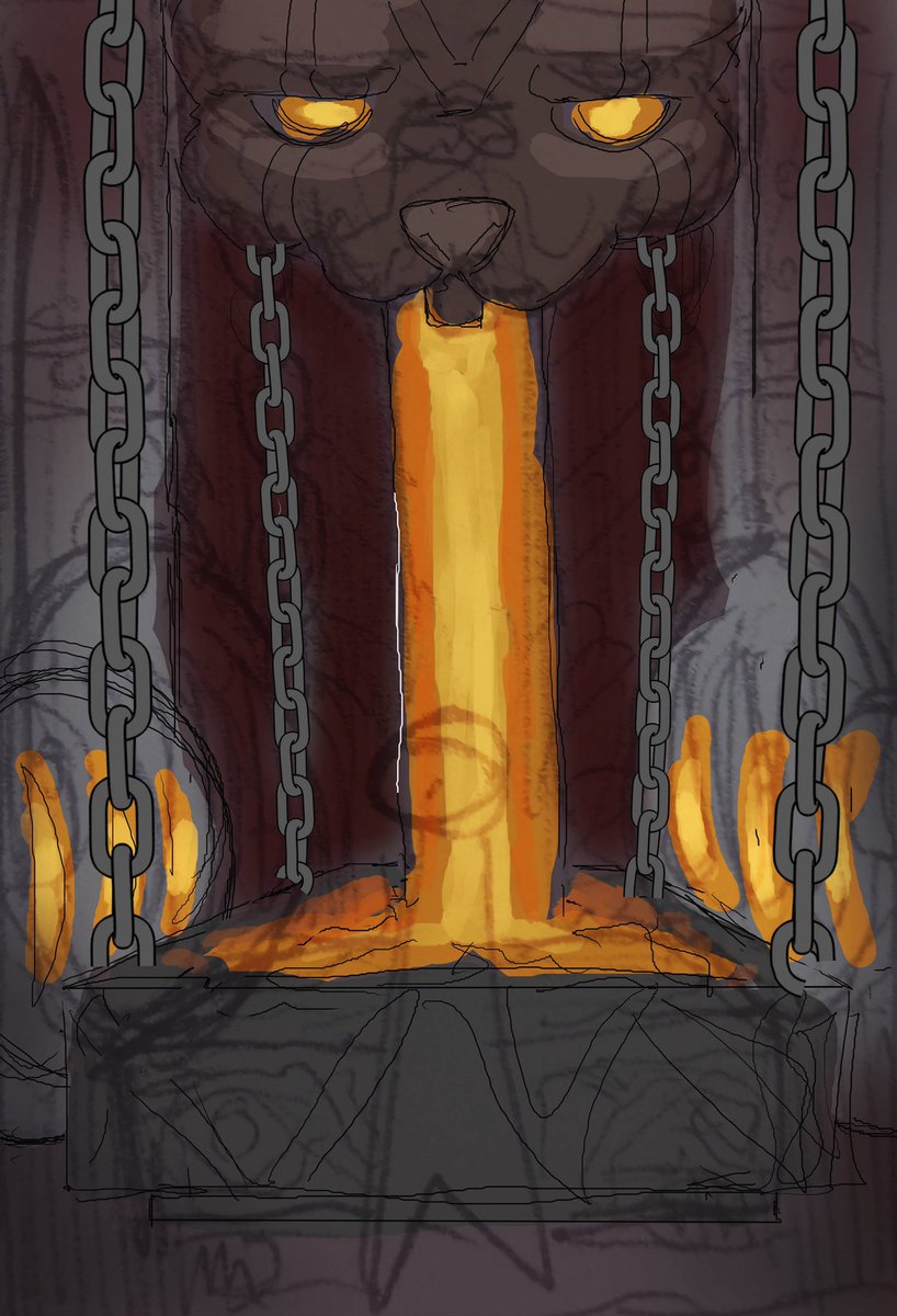 ShortHopGames's tweet image. WIP from @MrKrane. One of the last remaining character backgrounds for Quests &amp;amp; Cannons! This is the Dwunny forge in Boulderpoint Stronghold