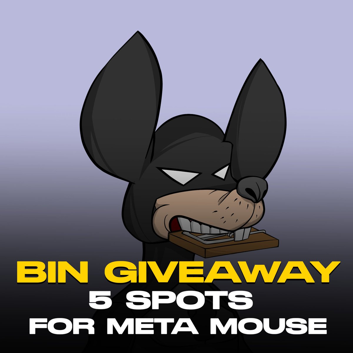 Giveaway Alert!😯🤩
5 WL spots for @metamouseNFT 

To enter - 
follow <a href="/boredisraeliNFT/">boredisraeliNFT</a> &amp; <a href="/itainadav/">ItaiOzeri</a>😍
like &amp; retweet 👍
tag 3 friends 😚

Giveaway credit  - <a href="/itainadav/">ItaiOzeri</a>
