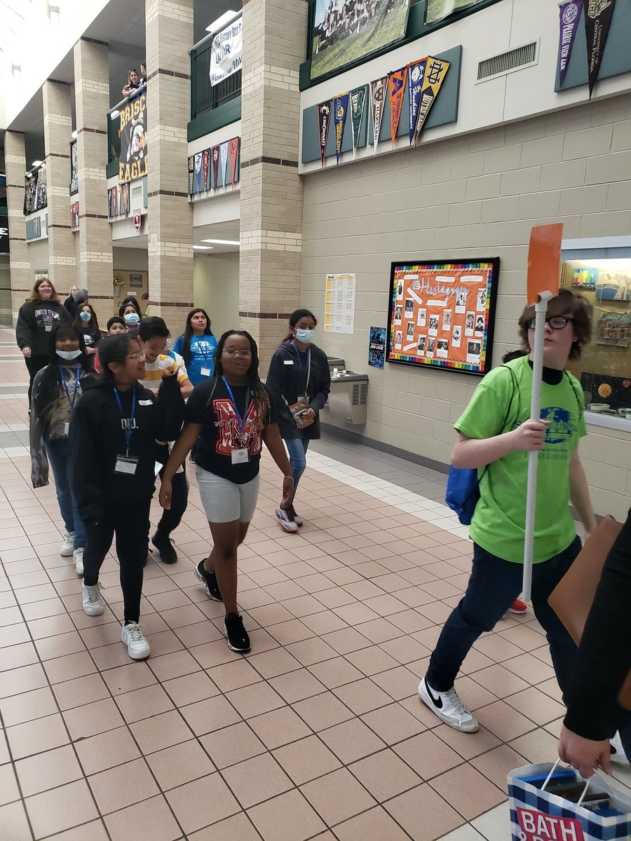 BrittneyHill06's tweet photo. Science Olympiad is the BEST!! Meyer Eagles came to compete and support one another! #learningtakesyouplaces #BeThe1 https://t.co/kwzciqK2no