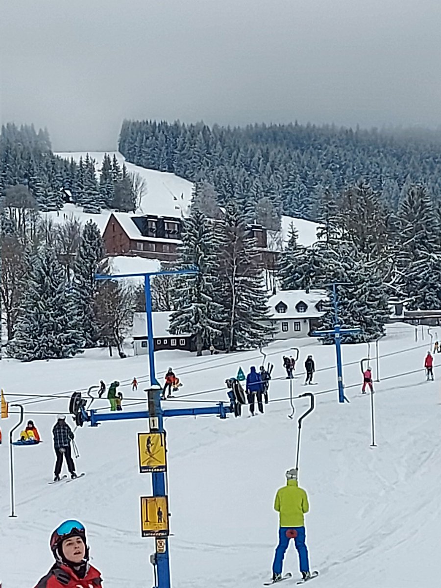 After doing nothing through Covid it was hard skiing down this slope lol