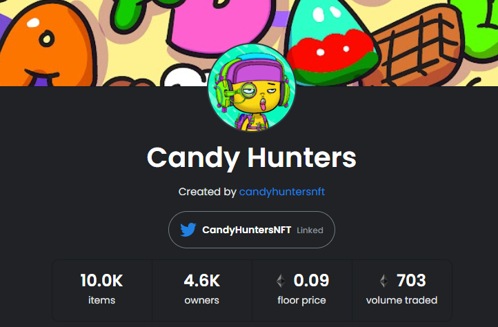 CandyHuntersNFT's tweet photo. Sweet!!!

🍬+4500 Holders
🍬+700 total Volume
🍬+2,430 24h Sales

..and counting! https://t.co/OMlc9RbzfE