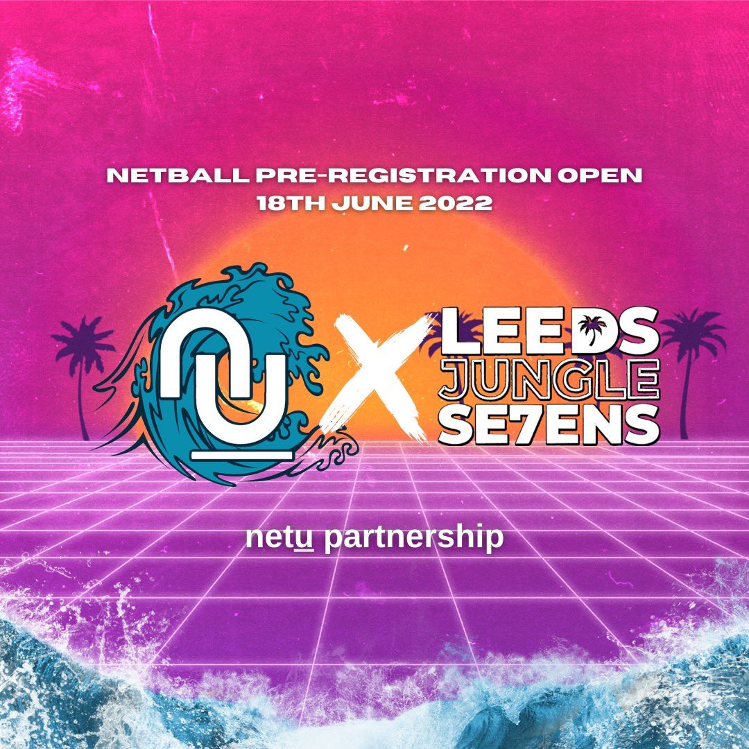 So excited to announce our partnership with <a href="/7sLeeds/">Leeds Jungle 7s</a> for the first netball &amp; rugby 7s festival in Leeds!
Sign your team up now for an incredible weekend of balling, boozing and banging tunes!
Elite, Social &amp; Mixed teams available to pre-register
🔞only

👉Link in bio

#LJ7s22