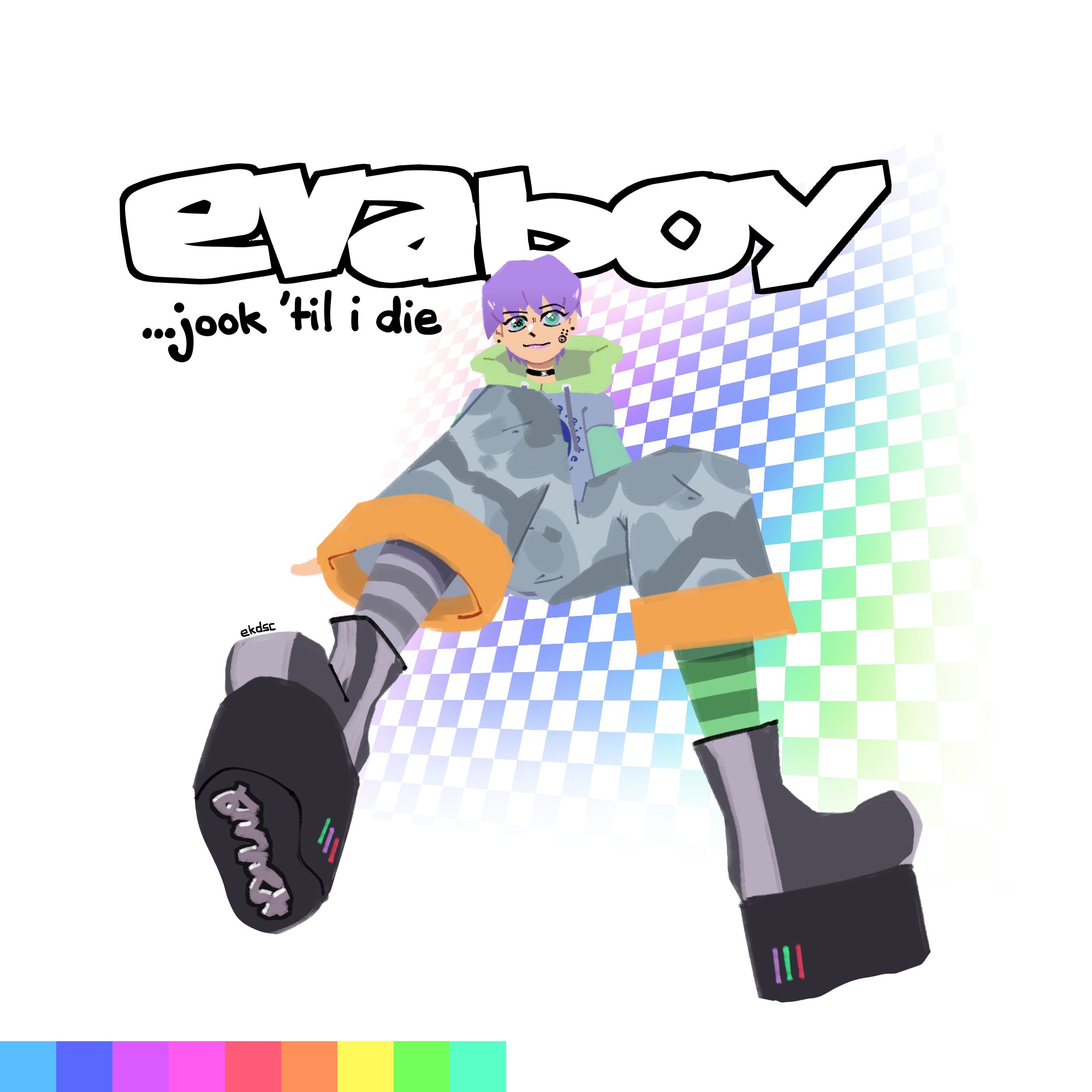 my own reinterpretation of the cover art of the excellent ...jook 'til i die by evaboy. check it out!