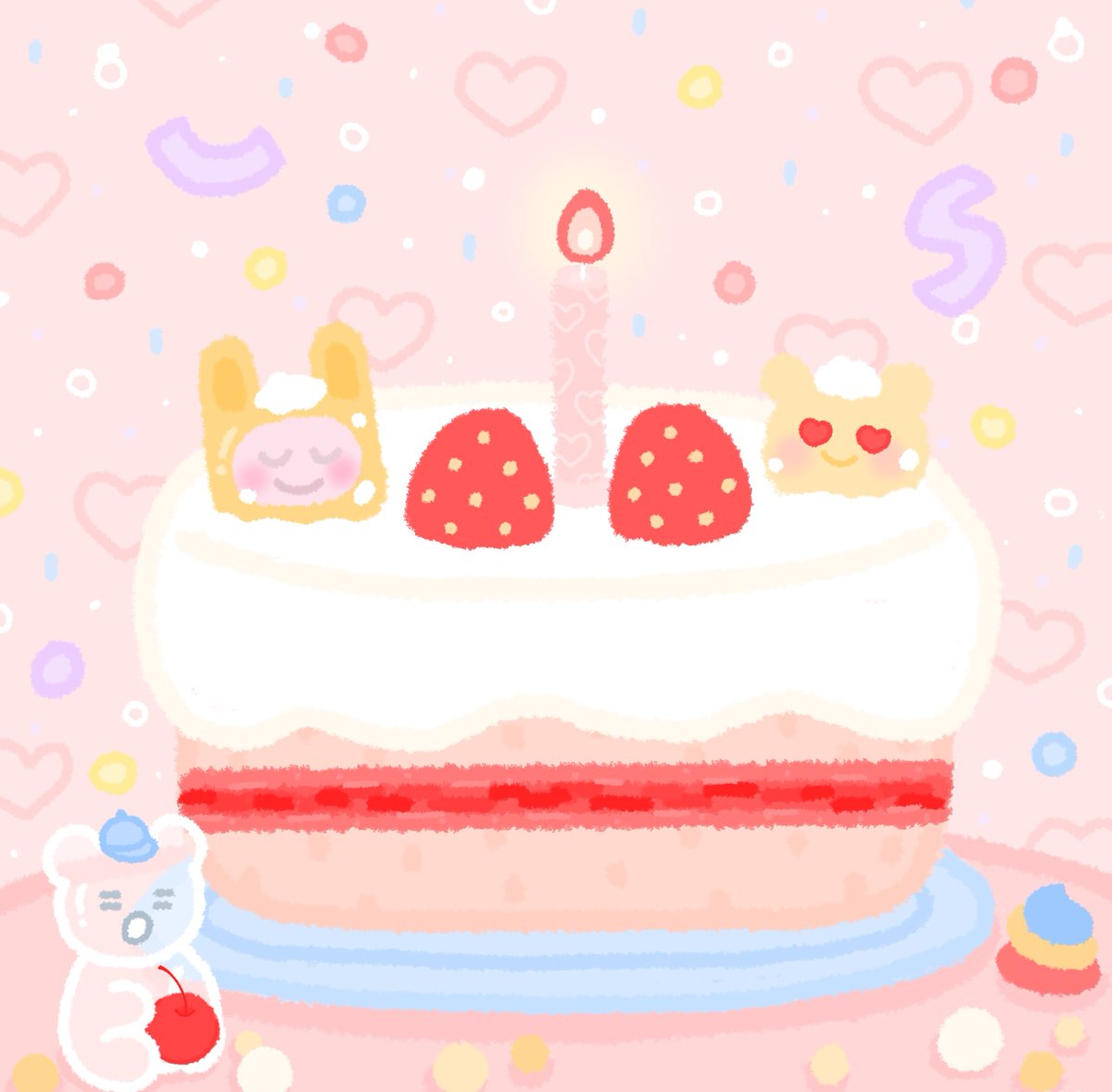 nftmost66's tweet photo. Wonderpals are secretly eating Mina's birthday cake. Hurry up and come before your friends finish eating!
@WonderPals @minasnft @ItShoPal @picantetacos 
#FANART https://t.co/lc9Zpw2QoA