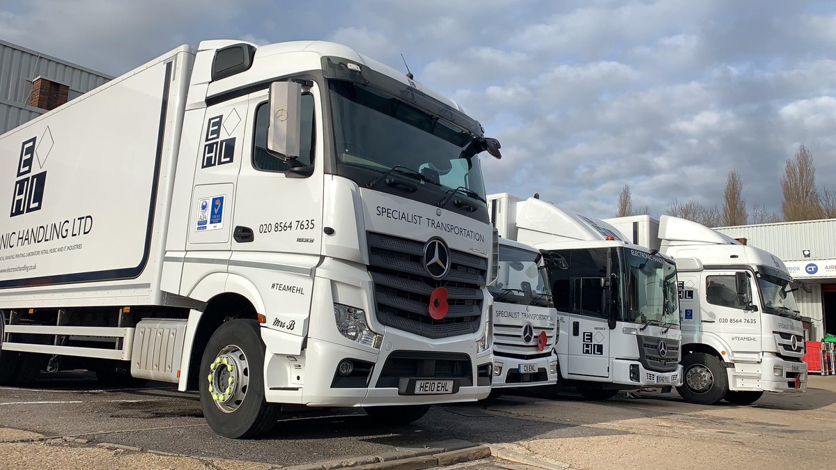 After a wild and windy end to last week 💨 We are all cleaned up and ready for the week ahead 💪🚛

#TeamEHL #freight #airfreight #LHR #urgent #transport #logistics #specialists #whiteglove #london #healthcare #installation #2man  #customs #specialistlogistics