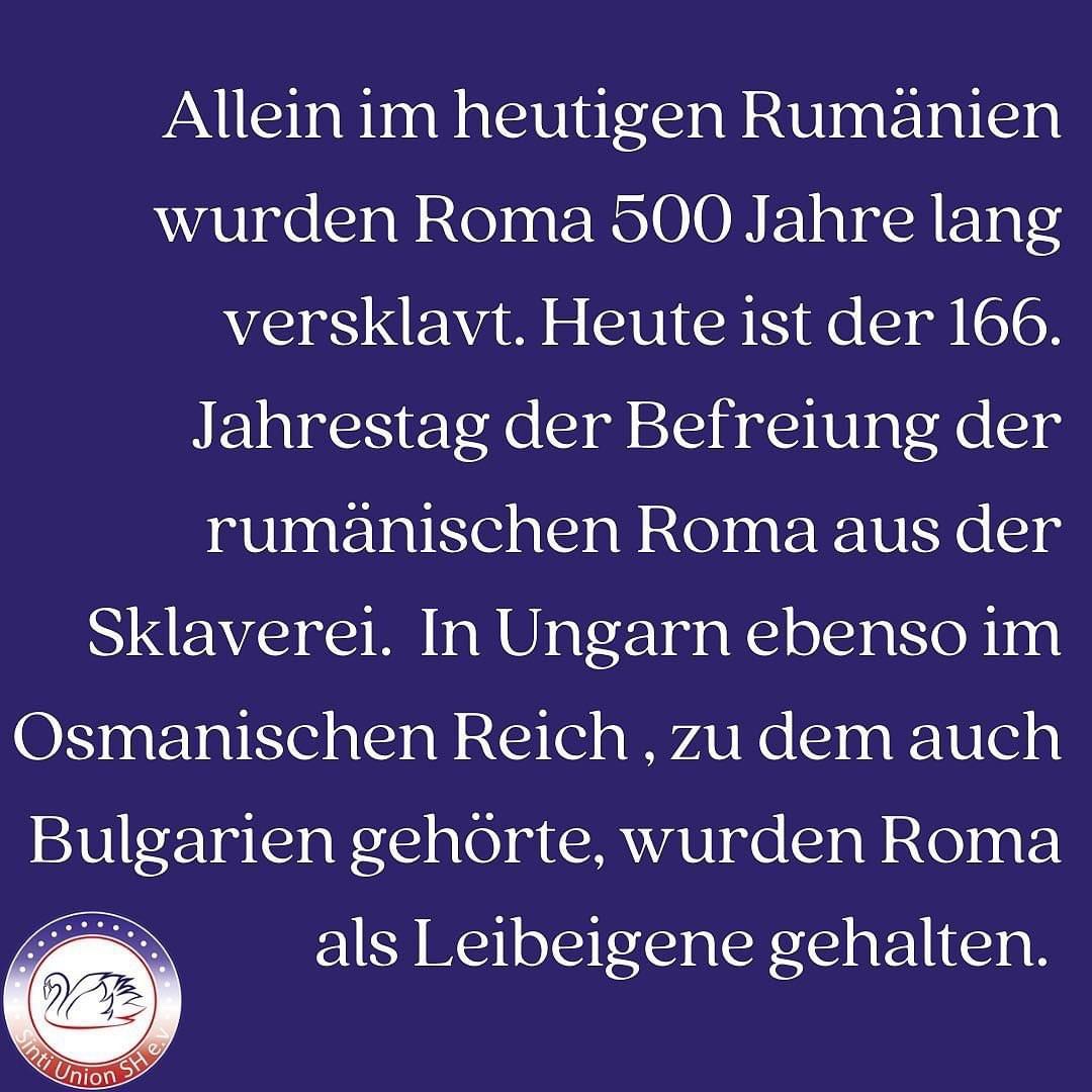 RomaMovement's tweet photo. Today is a day of remembrance of abolishing Roma/Gypsy slavery. #EuropeanHistory the biggest #EuropeanSin against humanity. #Roma #Slavery #Tzigan https://t.co/VJ7KH3THP6