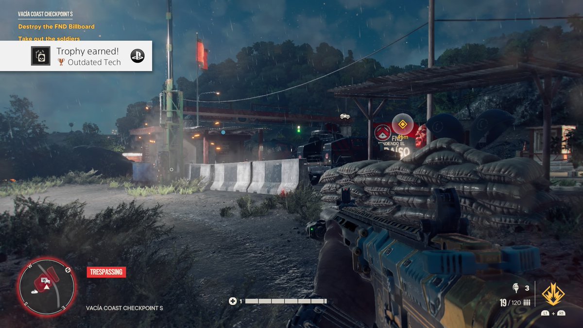 Hyde323's tweet image. #PS4share he went up like a puff of smoke #OutdatedTech #FarCry6 #gamer &amp;gt;)