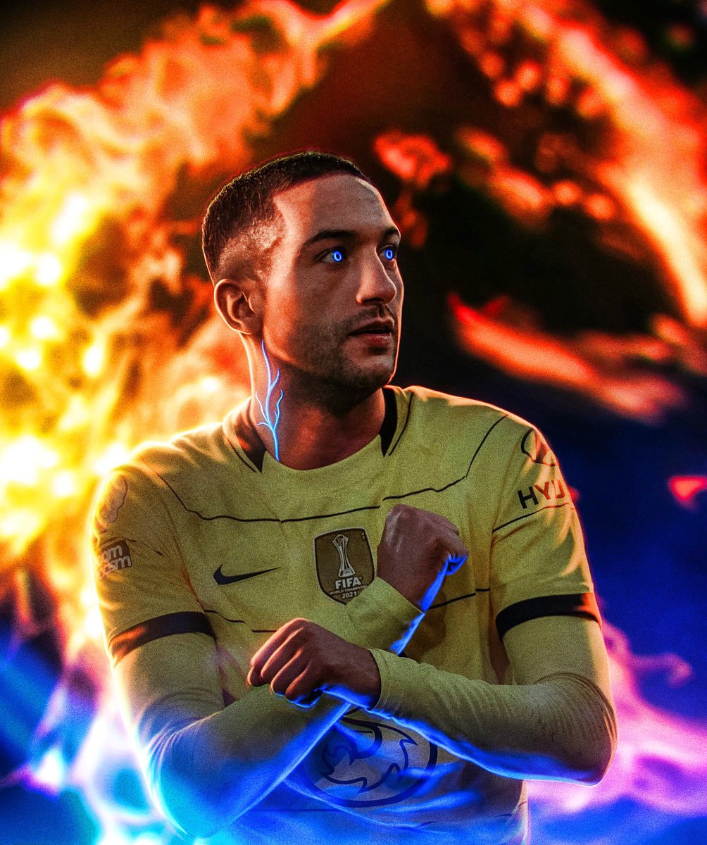 LDNFootbalI's tweet photo. Our 𝘄𝗶𝘇𝗮𝗿𝗱, Hakim Ziyech. 🔥 https://t.co/BeJES1nCnr