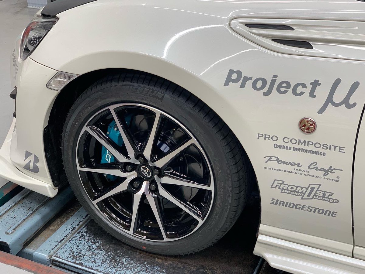 BSE4ブレーキキャリパー 東京オートサロン2022で、 GR86 ZN8の展示車に