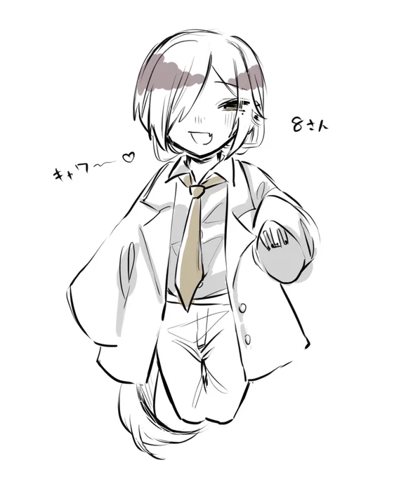 トレーナー化可愛くて描いてしまった... 