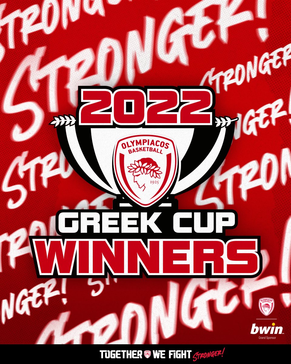 olympiacosbc's tweet image. Ο Ολυμπιακός μας Κυπελλούχος Ελλάδας για το 2022! 🏆🔴⚪

#OlympiacosBC #WeAreOlympiacos #TogetherWeFight #PAOOLY #F4CupMenHellas