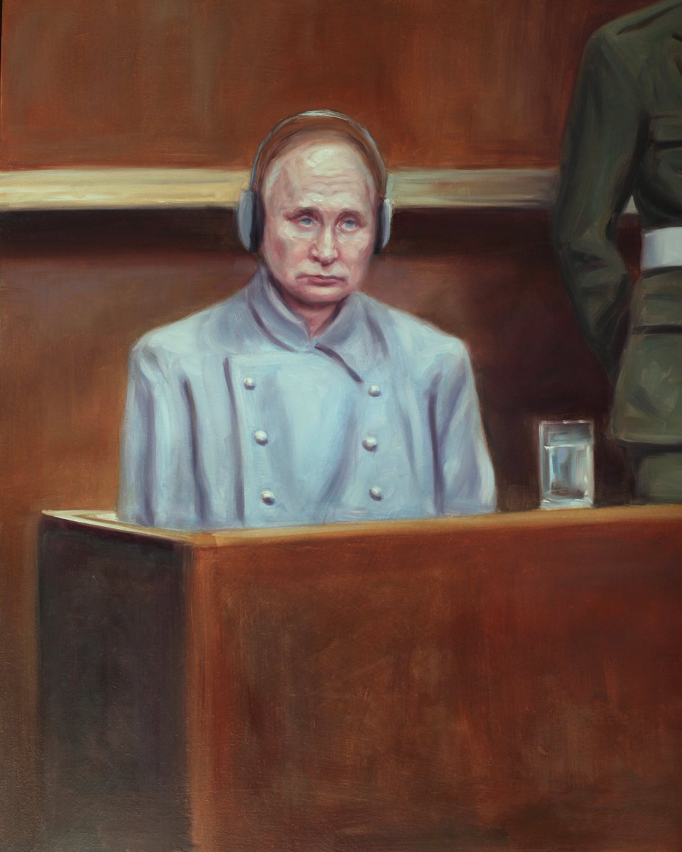 ” War Hero ”, 2022, oil on board, 50 x 40 cm. #Ukraina #Vladimir Putin #peace #imagine #ukraine #contemporaryart #threat #artistsontwitter