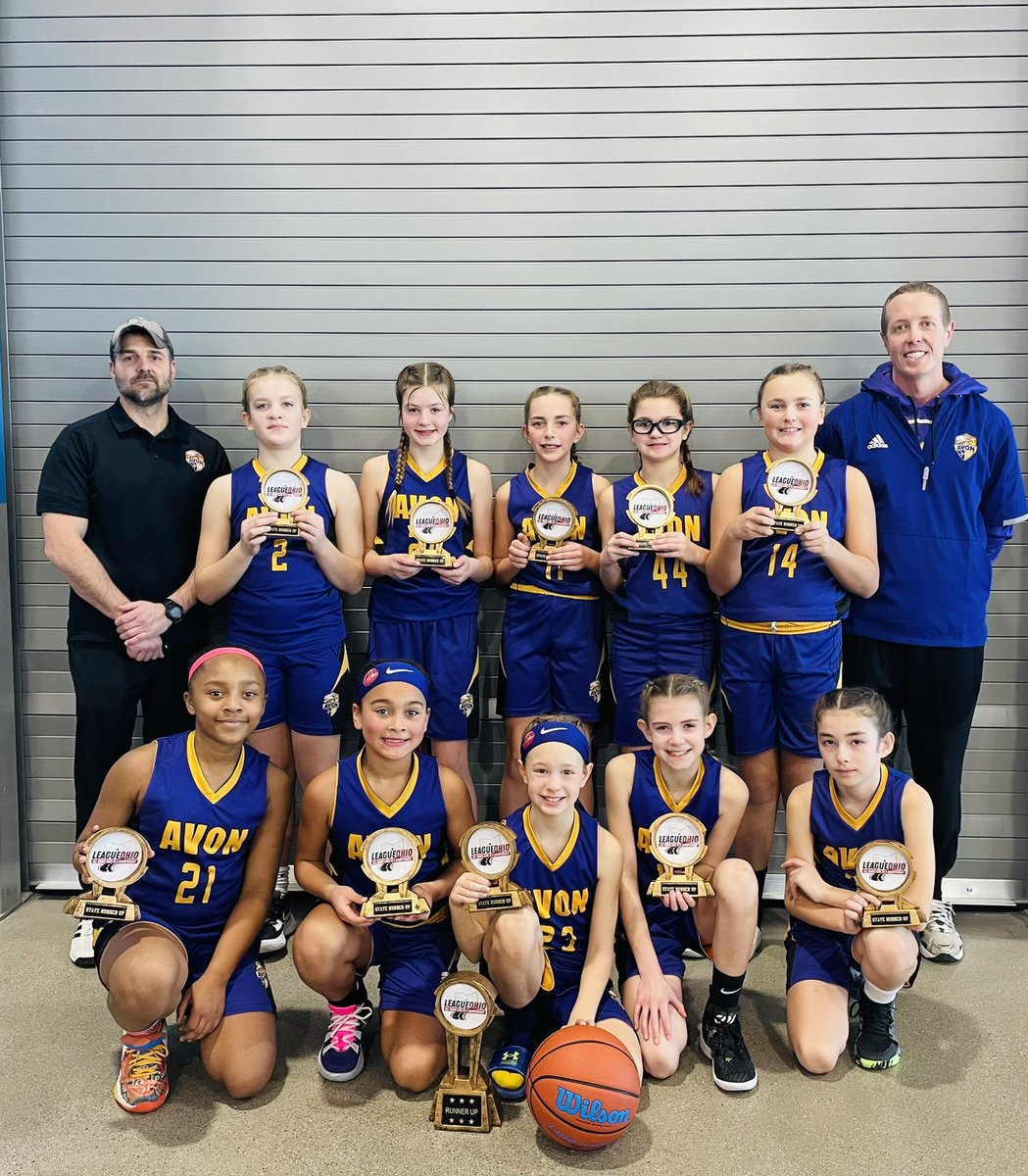 Runners Up in 5th Grade Girls Division goes to Avon Eagles!  #LeagueOhio
#ChampionshipSunday